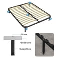 thumbnail image 4 of Unique Bargains 2 Pack Adjustable Height Bed Frame Support Legs(220mm-255mm/8.7'-10'), Black, 4 of 5