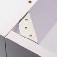 thumbnail image 1 of Minkissy 12 Pcs Équerre d'Angle Argentée pour Support d'Angle Droit, 1 of 8