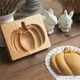 thumbnail image 4 of Moulds for DIY Baking Craft Embossing Wooden Cookie Set Decorative Tools for Christmas Thanksgiving Kitchen, 4 of 7
