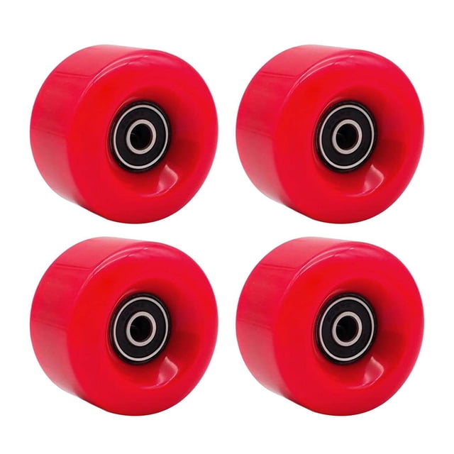 tredstone Inline Skate Wheel PU Wear-Resistant 58mm 82A Wheels Replacement Red