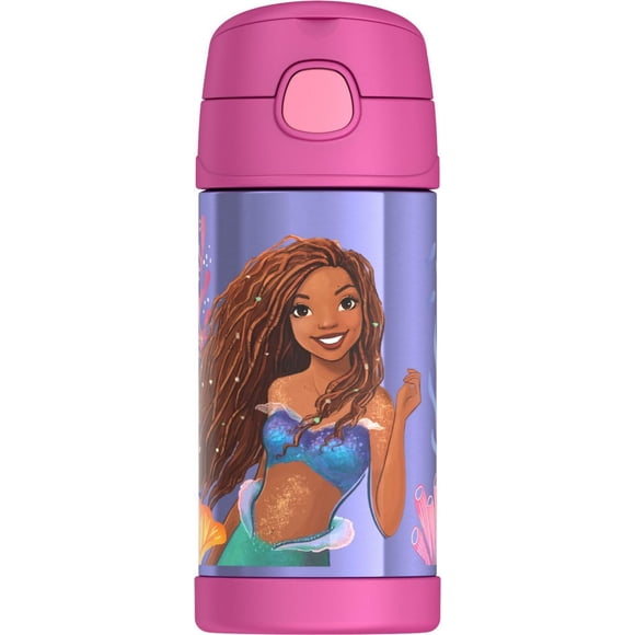 Thermos Funtainer Vacuum Insulated 12 Oz Bottle, Little Mermaid