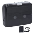 thumbnail image 2 of Cassette Player, Auto Reverse, Stereo Sound Quality, Compact Design, Playback with 3.5MM Headphone Jack, Battery Powered, for Tape Music Transfer, 2 of 7