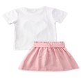 thumbnail image 2 of T-Shirt Imprimé Cœur pour Filles + Jupes Saint-Valentin, 2 of 6