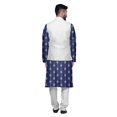 thumbnail image 3 of Atasi Ensemble Kurta Pyjama Ethnique Classique à Manches Longues Imprimé pour Hommes Tenue Décontractée, 3 of 5