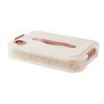 thumbnail image 1 of Birdeem 1-4 Layer Food Storage Container Transparent Food Preservation Box for Kitchen and Refrigerator Dumpling Box Well Sealed, 1 of 1