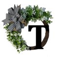 thumbnail image 1 of Couronne de Porte d'Entrée Unique avec Nœud pour Toutes les Saisons Cadeau, 1 of 3