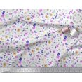 thumbnail image 3 of Soimoi Polyester Crepe Fabric Flower Watercolor Print Fabric by The Yard 42 Inch Wide, 3 of 3