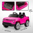 thumbnail image 3 of Qaba CHEVROLET Licensed Kids Ride on RC Car, 12V Toddler Ride on Toy, Gift for Boys & Girls, Pink, 3 of 10