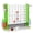 Green+White, variant on Costway Giant 4-in-a-Row Game Set with Ring-toss, Basketball Hoop, Golf Club & Cup Holders Light Green + Orange