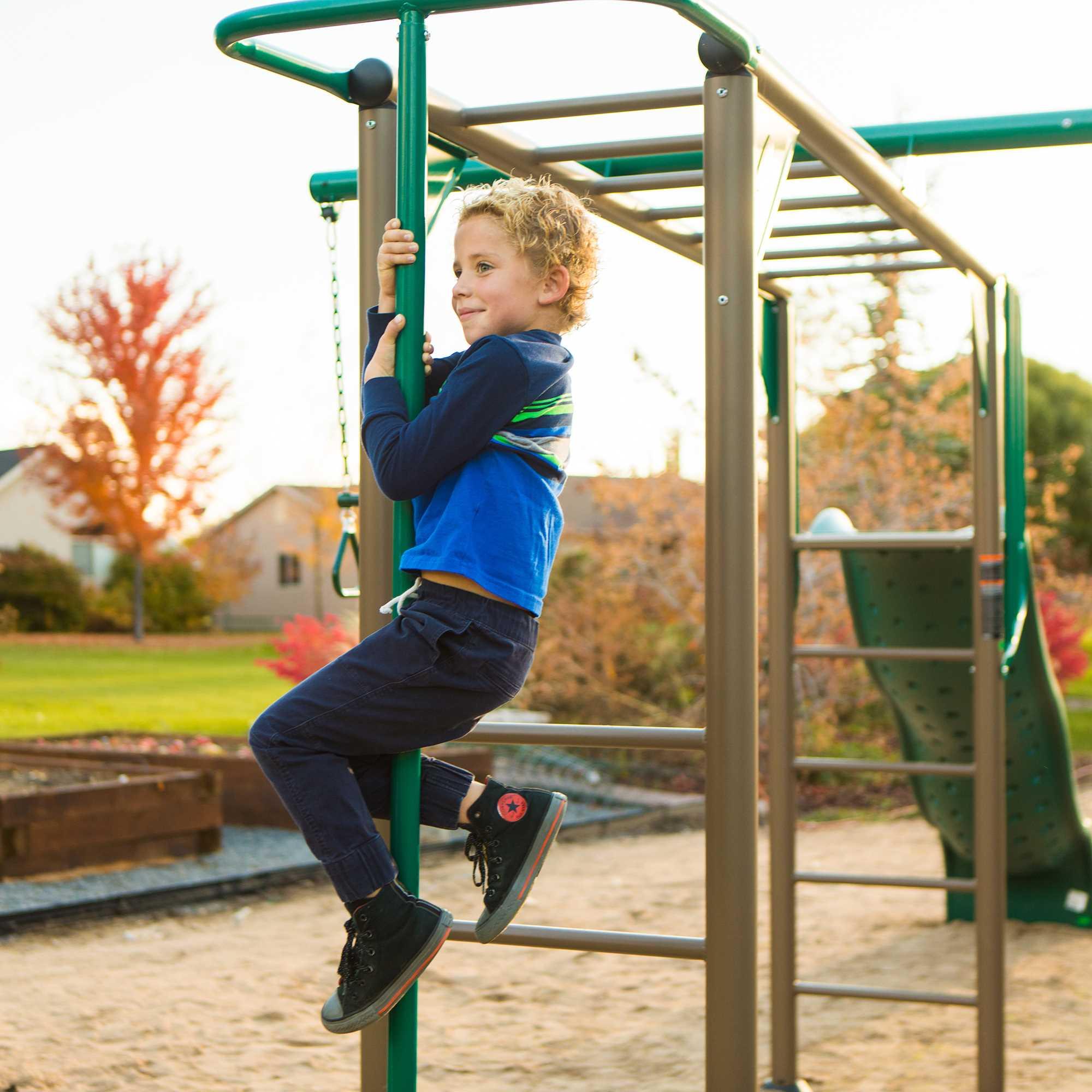 Lifetime Monkey Bar Adventure Swing Set (Earthtone)