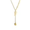 thumbnail image 4 of Pendentif Alphabet 26 Lettres Collier Lettre Initiale Mode pour Femmes C5L3, 4 of 8