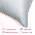 thumbnail image 3 of Unique Bargains Satin Pillowcase Zippered Silky Sateen, 3 of 9