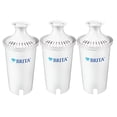 thumbnail image 3 of Brita Value Pack Slim Water Filter Pitcher with Filter Plus 3 Pack Filters, White, 3 of 5