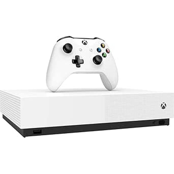 Microsoft Xbox One S 1TB All-Digital Edition Console, White – Disc-Free Gaming – Refurbished Excellent Condition – Tested & Guaranteed