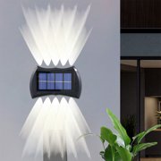 Dvkptbk LED Outdoor Solar Lights, Land-scape Spotlights, Garden Lights, Wireless Solar Powered Outdoor Lights/Lighting for Yard, Walkway Solar Outdoor Lights Garden Decor on Clearance