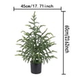 thumbnail image 3 of sdhkgrrt under $5 Artificial Christmas Tree, Christmas Norfolk Pines Needle Christmas Tree,Artificial Potted Christmas Tree,Simulation Green Plant Bonsai,Living Room Holiday Decor,Fake Christmas Tree, 3 of 9