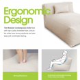 thumbnail image 4 of Evita Outdoor Furniture Sectional Conversation Set Bean Bag Chaise Lounge (Light Beige), 4 of 8