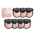 thumbnail image 2 of YoGold Poudre Fixatrice de Maquillage Marbrée Cuite, Fini Lumineux Imperméable Résistant à la Transpiration Fond de Teint Dissimulant, 24 H Sans Transfert Sans Bavure Contrôle de l'Huile Poudre Compacte Base de Maquillage 15 g Rose C, 2 of 4