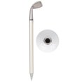 thumbnail image 3 of Golf Pen Set,  with Golf Ball Design Durable Golf Pen Gift Set, Pen Accessory Pen Stand for Pen Golf Lovers Green,White, 3 of 7