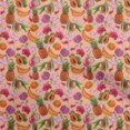 thumbnail image 1 of oneOone Polyester Spandex Peach Fabric Tropical Craft Projects Decor Fabric Printed By The Yard 56 Inch Wide, 1 of 5