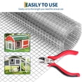 thumbnail image 1 of EDTara 19-Gauge 1/2" Galvanized Hardware Cloth, Double Hot-Dip After Weld, Heavy Duty Chicken Wire Mesh for Coops & Fencing**, 1 of 7