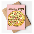 thumbnail image 1 of Cartes de Souhaits Saucisse Champignon Pizza Italie Aliments Vous Êtes Invité Invitations, 1 of 3