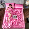 thumbnail image 5 of Nilvkv Washed Silk Ice Silk Conditioning Quilt Summer Cool Quilt Double Quilt Core Solid Color Summer Thin Quilt, 5 of 5
