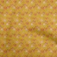 thumbnail image 1 of oneOone Rayon Dark Mustard Fabric Tropical Sewing Material Print Fabric By The Yard 56 Inch Wide, 1 of 5