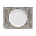thumbnail image 3 of Fabstyles Shadows Cotton Placemats Set of 4 Machine Washable Thick Rustic Cloth Table Mats Perfect for The Kitchen, Dining, Coffee, Patio, Outdoor Tables, 3 of 3