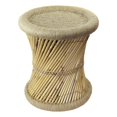 thumbnail image 1 of Natural Geo Moray Accent Stool (Set of 2) - Handwoven Beige, 1 of 1