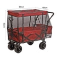 thumbnail image 3 of Bgsha Bug Mesh Net Cover for Beach Folding Stroller Wagon Cart Accessories Sun Shade, 3 of 9