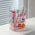 thumbnail image 4 of Armoire de Rangement pour Jouets, Vitrine de Collection, Petite Boîte Ronde Porte-Poupée, 4 of 4