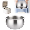 thumbnail image 1 of Huanglei Casserole Intérieure en Acier Inoxydable pour Cuiseur à Riz, Moule de Cuisson Durable pour Cuiseur, Parfait pour Cuire du Riz et Plus, 1 of 6