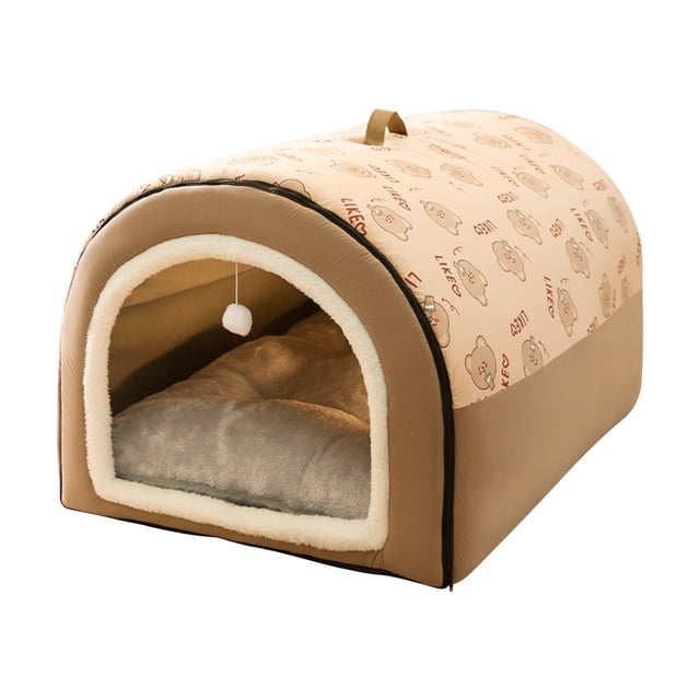 Dog Bed House Ways To Use Indoor Dog House For Cats And Small Dogs With Mat Removable And Washable Cover House And Non-Slip Bottom