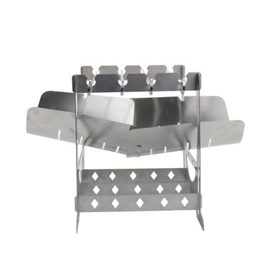 Baohd Stainless Steel Burning Stove Camping Backpacking BBQ Grill Backyard Picnic Cookware Grilling Rack Campers Gift Accessories