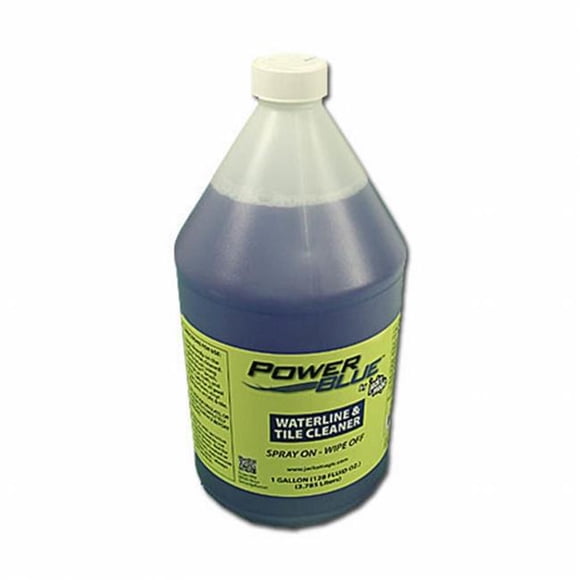 Jacks Magic PB128 Nettoyant pour Conduite d'Eau et Carreaux Power Blue, Bouteille de 1 gal