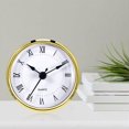 thumbnail image 4 of Clock Insert, Diameter 3.0 inch (76 mm) Hole Movement Easy to Read Wall Decor Retro for Living Room Bedroom Home , Rim Roman, 4 of 7