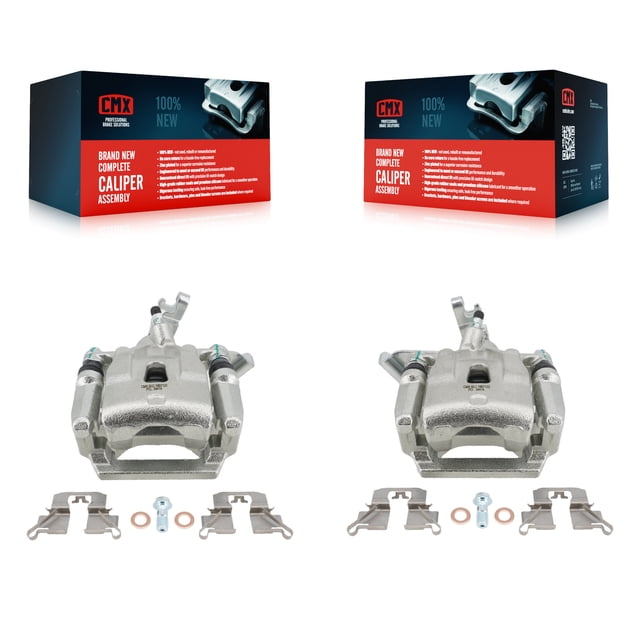 CMX Rear Disc Brake Caliper Assembly Left Right Side (Driver Passenger) Kit for Car 2013-2015 Mazda CX-5 KBC-100391