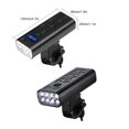 thumbnail image 3 of 8LED Bike Light Front Bicycle Headlight High Brightness Rechargeable Cycling Light 9600mAh Power Banks Waterproof with 5 Light Modes for Mountain Road Bike, 3 of 8