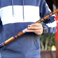 thumbnail image 4 of BRIGHTFUFU 4Set Traditional Chinese Design Brown Bamboo Flute Instrument for Musical Instrument 26.8x1x1in, 4 of 8