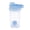 Blue#2, variant on Plastic Protein Shaker Bottle 500ml with Mixing Ball Portable Blender Cup for Smoothies and Supplements Leakproof Sports Water Bottle for Gym Workout,Home Kitchen,and Outdoor Travel BPA Free