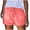 Pinks, variant on LLYWEY Womens Jeans Shorts, Ladies Ribbed Distressed Denim Shorts, Drawstring Elastic Waist Women Cut Off Jeans with Pockets, Style ST-22, Black, XL