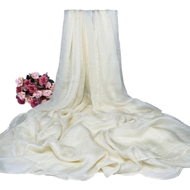 Xingzhi Versatile Long Scarf For Different Outfits And Occasions Made With Chiffon Long Shawls And Wraps Beige