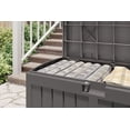 thumbnail image 3 of Suncast 50 gal Resin Deck Box with Seat – Weather-Resistant Outdoor Storage and Seating Solution - Stoney, 3 of 3