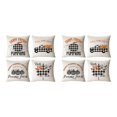 thumbnail image 3 of maskred 4piece Effortless Maintenance With Easy-care Decorative Pillow Cover Holiday Halloween-9 2Set, 3 of 6