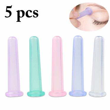 5 Pcs Ventouses Créatives en Silicone Doux pour Massage et Thérapie des Yeux
