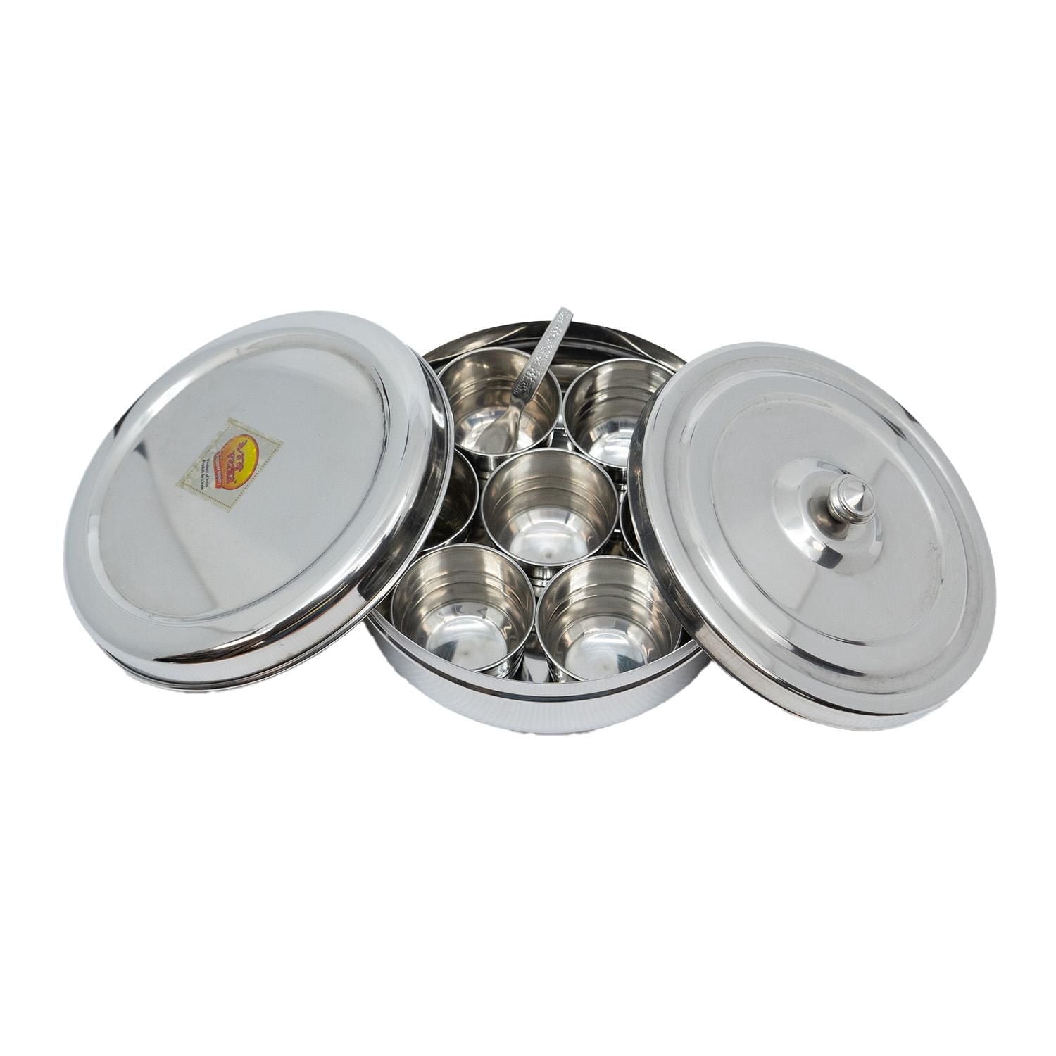 Verka 7PCS Stainless Steel Spice Box, Masala Dabba, With Spoon