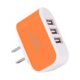 thumbnail image 1 of Universal Candy Color 3 USB ; Wall Multi-Port Wall Charger US Plug Wall Adapter Cube Block AC 110-220V 5V, 1 of 3