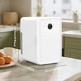 thumbnail image 2 of Luiuiu Mini Fridge for Bedroom, Portable Small Refrigerator Cooler & Warmer, Compact Personal Fridge for Drinks, Snacks, Dorm, Car, Office Use, 2 of 7