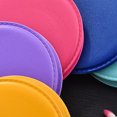 thumbnail image 4 of Women Mini Mirror Keychain Portable Foldable Round Compact Key Ring Bag Charm, 4 of 10